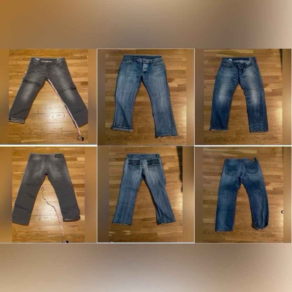 Bundle - Diesel Jeans 3 Pairs 36W x 30L